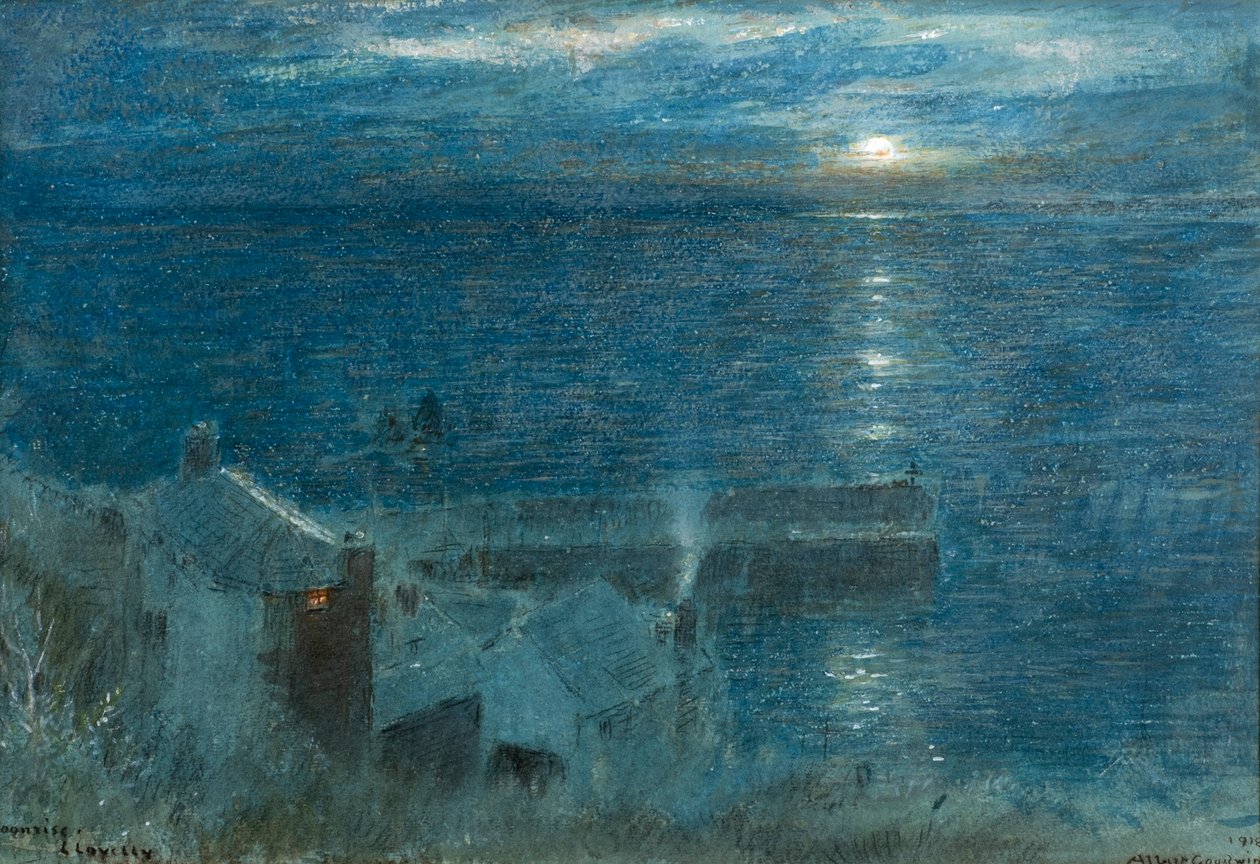 Lever de lune à Clovelly - Albert Goodwin