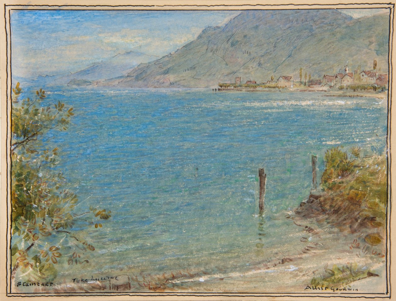Stanstadt. Lac de Lucerne, c.1888 - Albert Goodwin