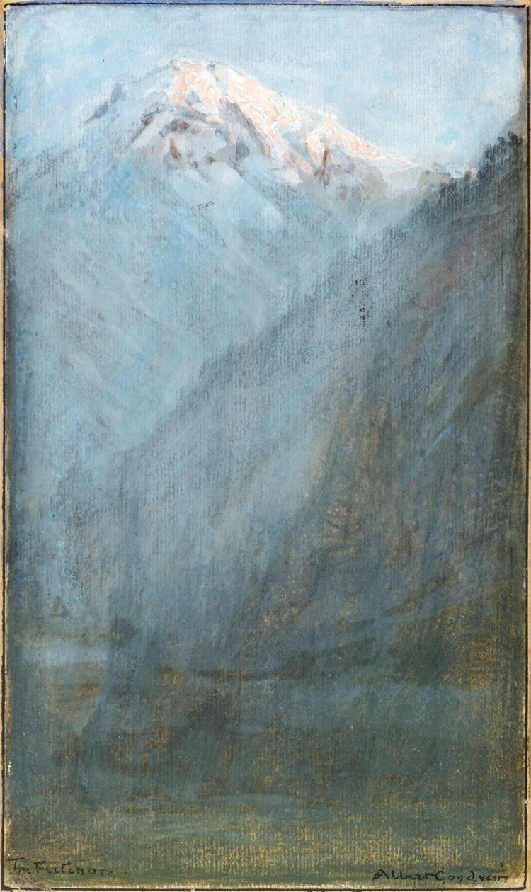 Le Fletschhorn - Albert Goodwin