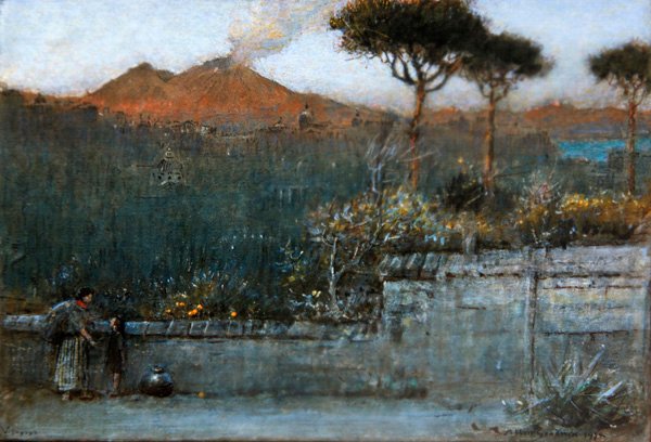 Vésuve - Albert Goodwin