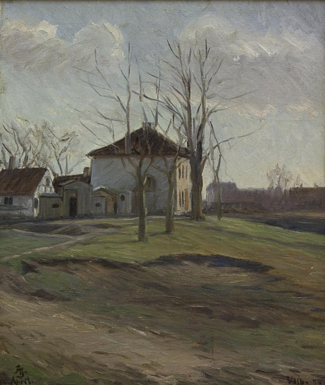 Une ferme à Valby, près de Copenhague - Albert Gottschalk