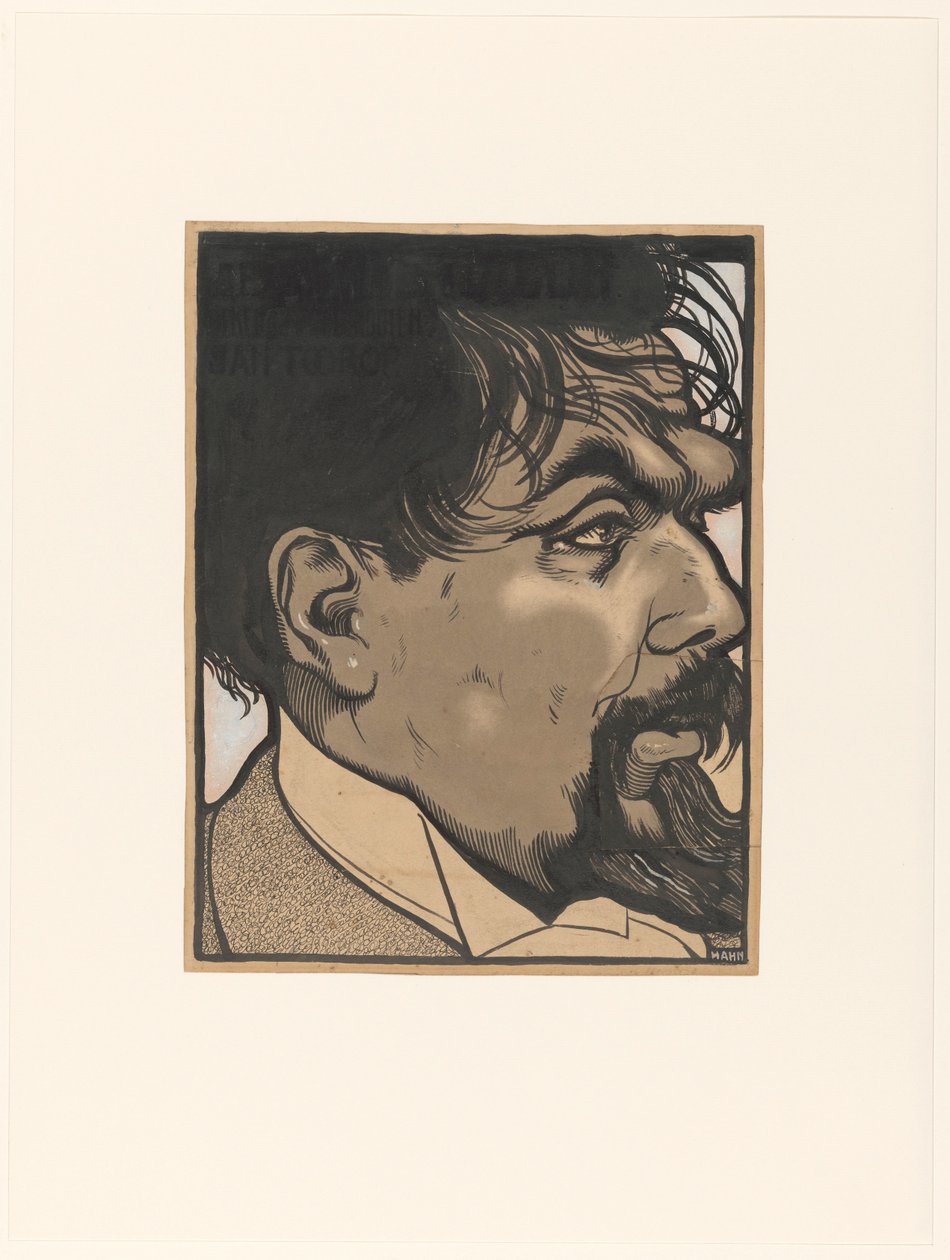 Portrait de Jan Toorop - Albert Hahn (I)