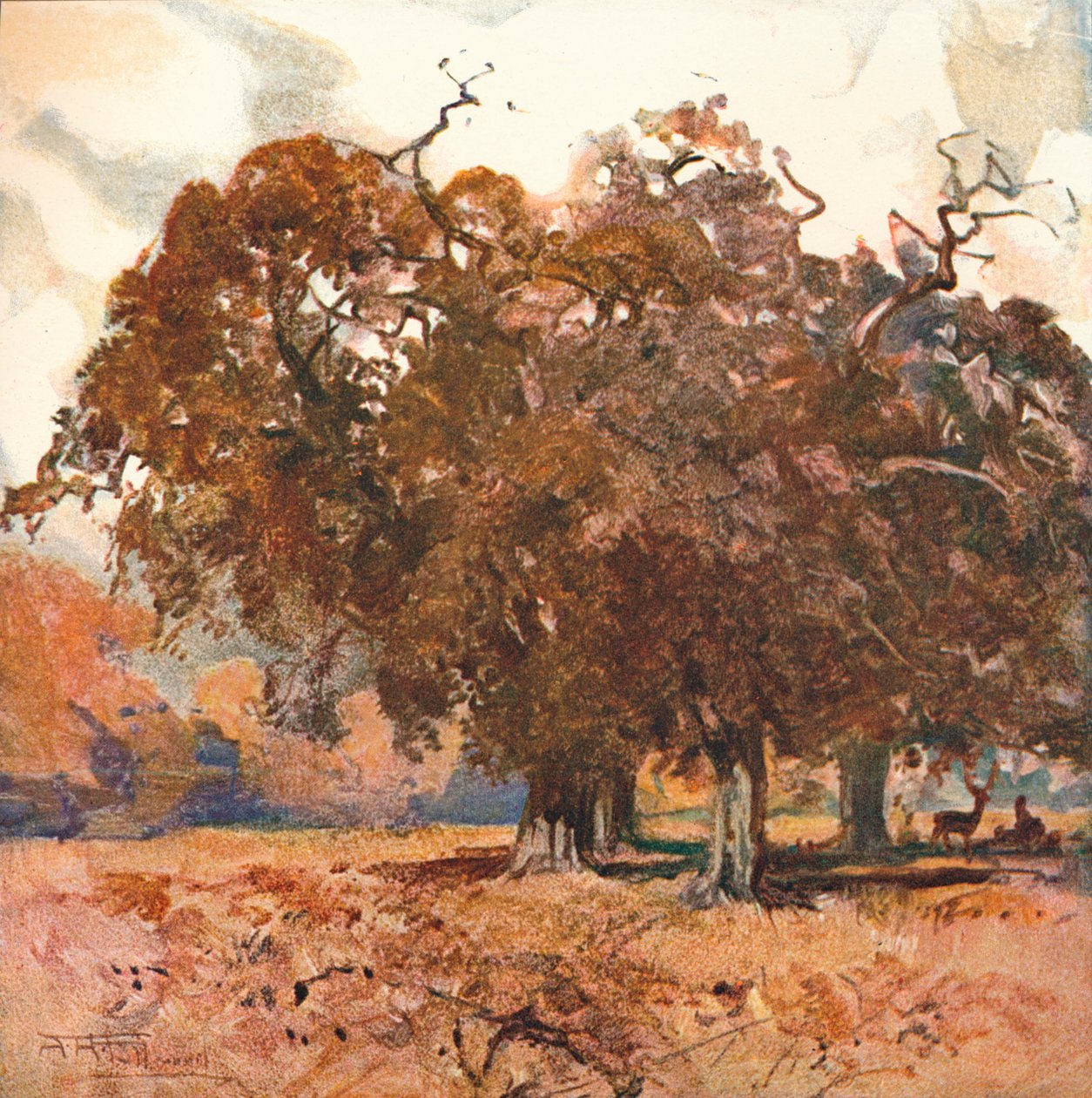 Paysage, vers 1904 - Albert Henry Fullwood