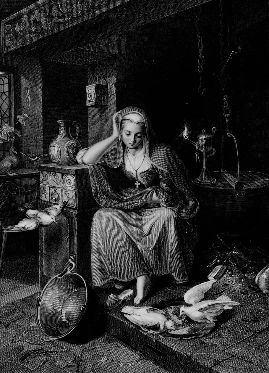 Cendrillon, vers 1850 - Albert Henry Payne