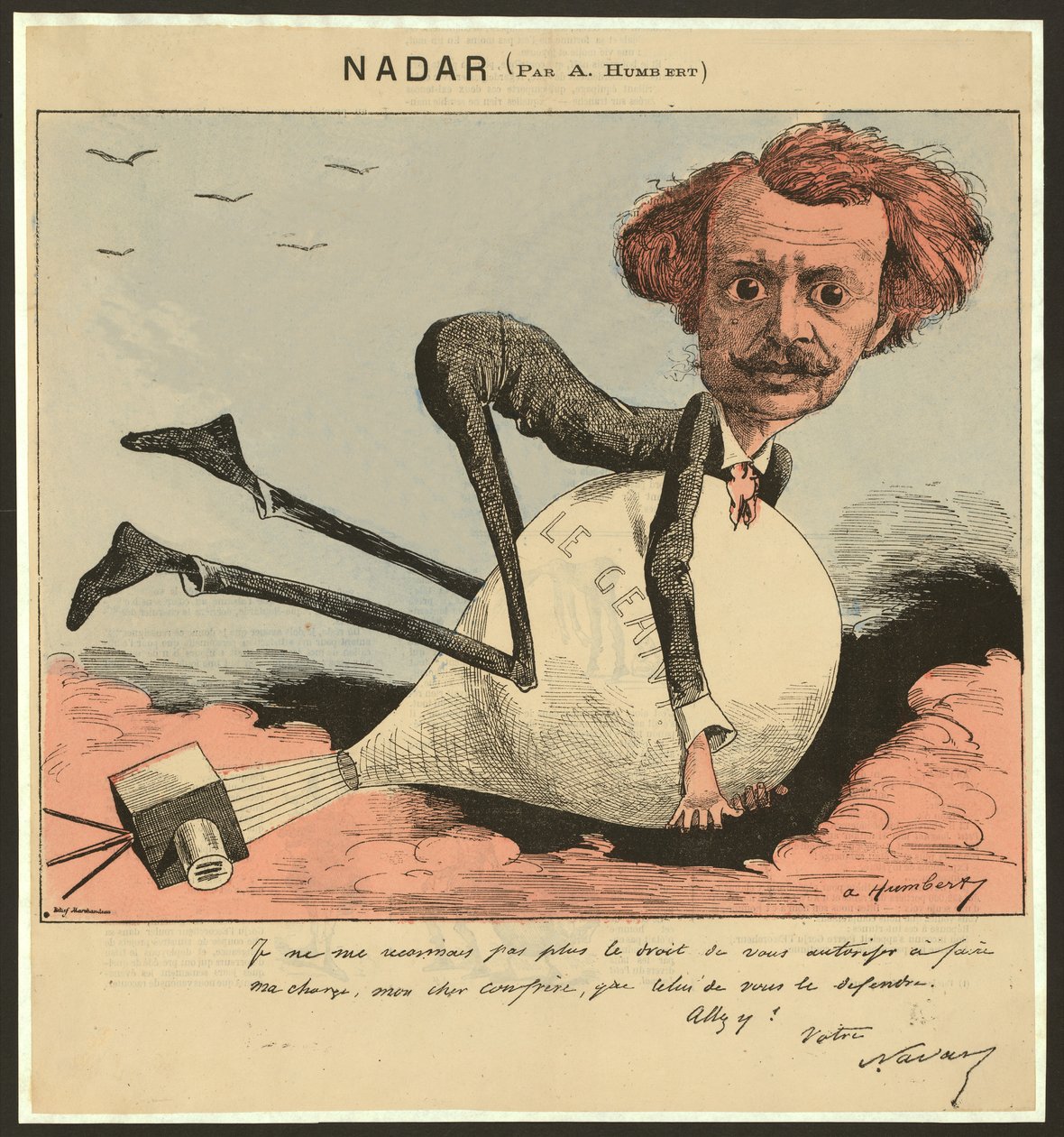 Nadar, pub. 1863 - Albert Humbert