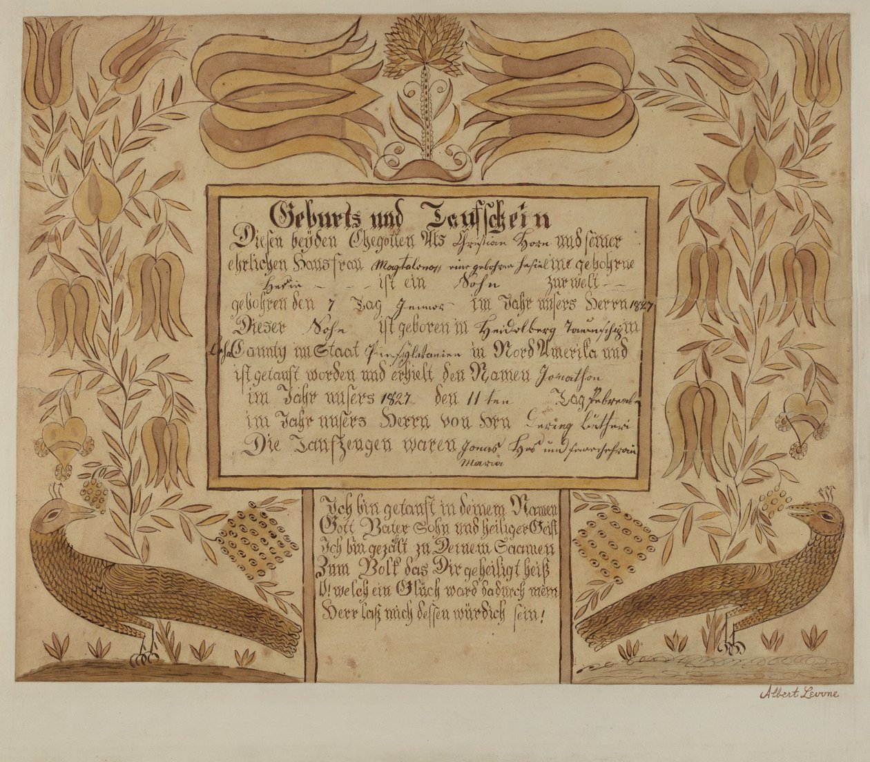 Fraktur, 1935-1942 - Albert J. Levone