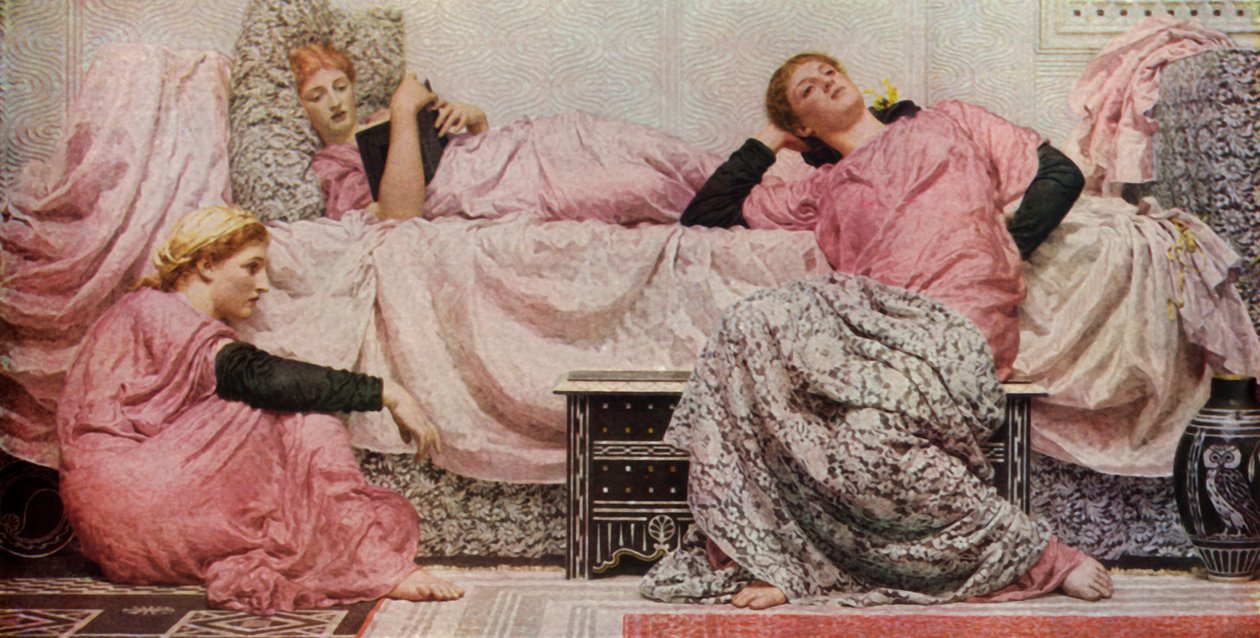 Lecture à haute voix, 1884, 1936 - Albert Joseph Moore