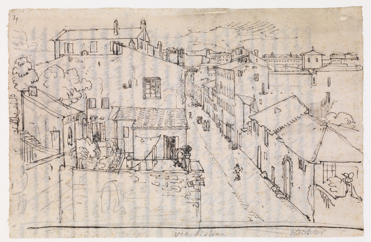 Rome, via Sistina - Albert Küchler