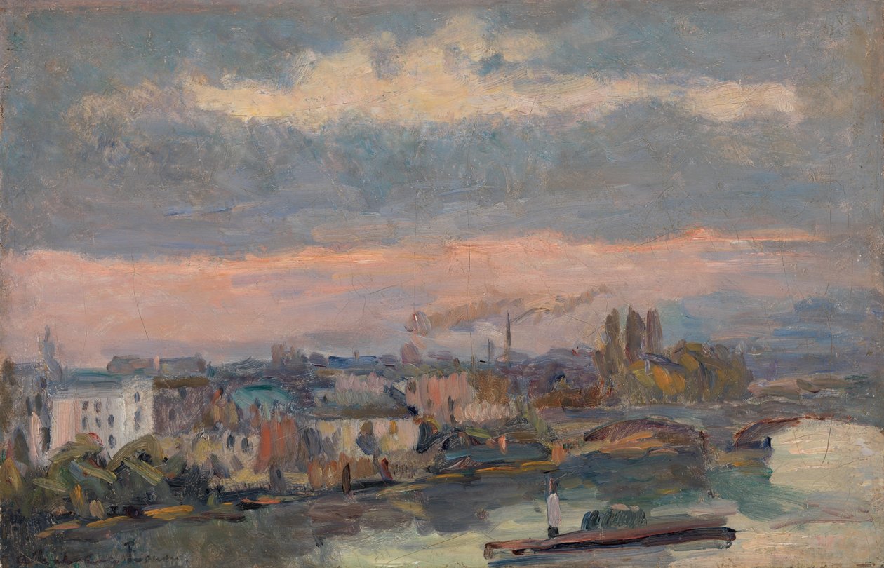 Le long de la Seine (Rouen) - Albert Lebourg