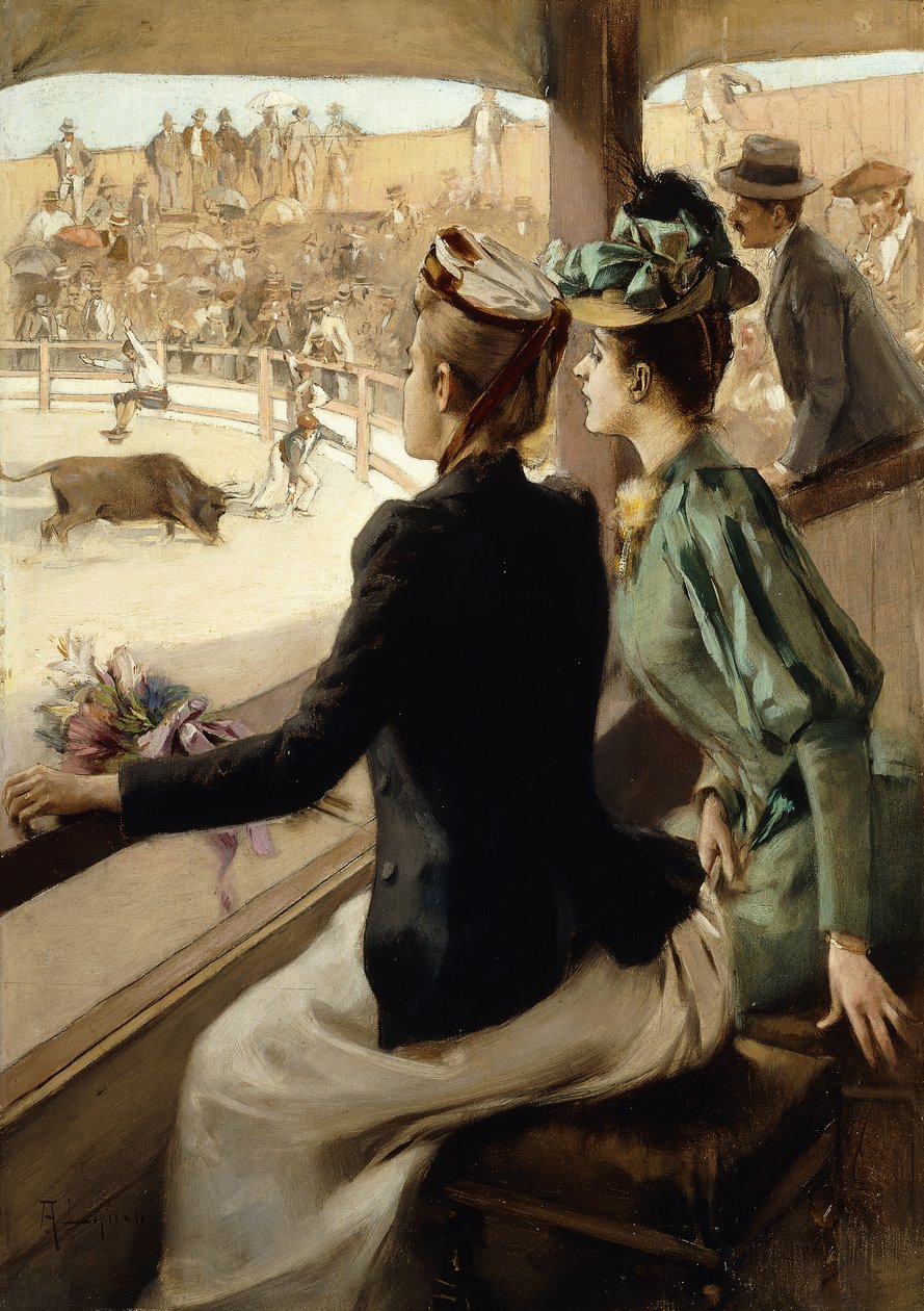 À la corrida - Albert Lynch