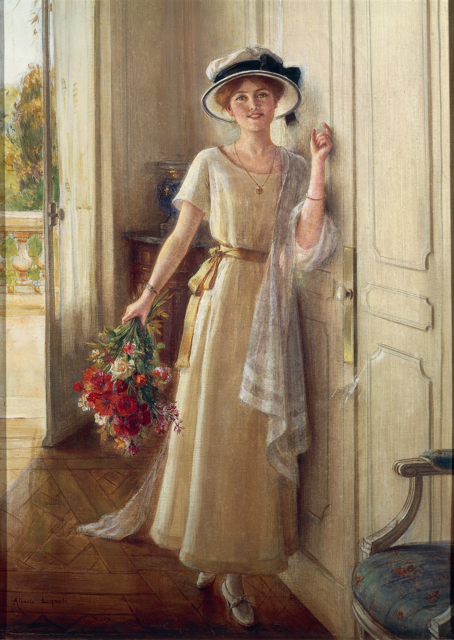 La Visite - Albert Lynch