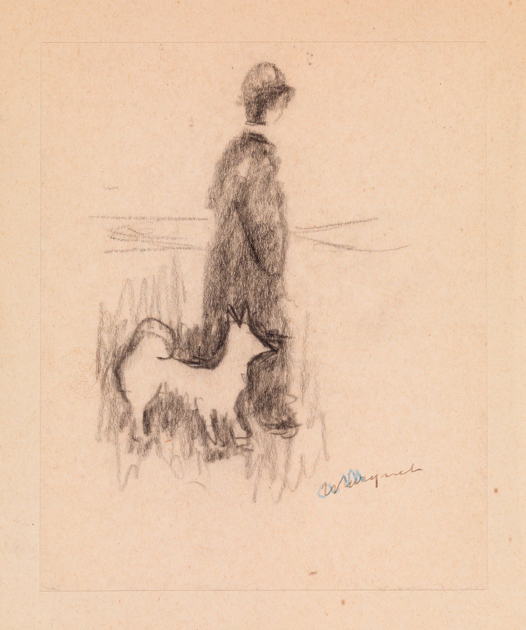 Figure et chien - Albert Marquet