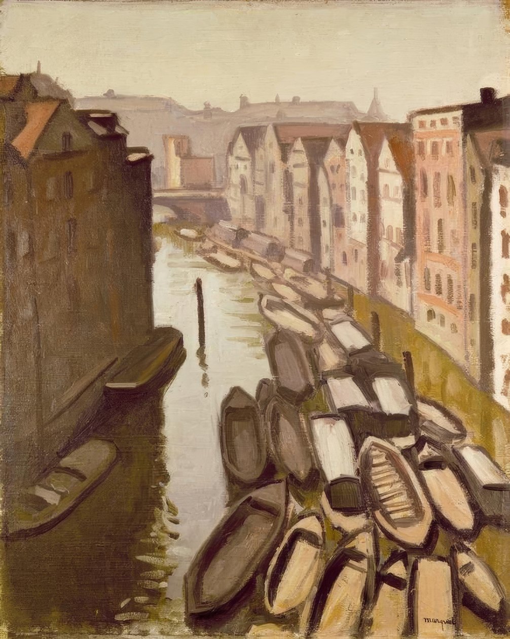 Flotte à Hambourg - Albert Marquet