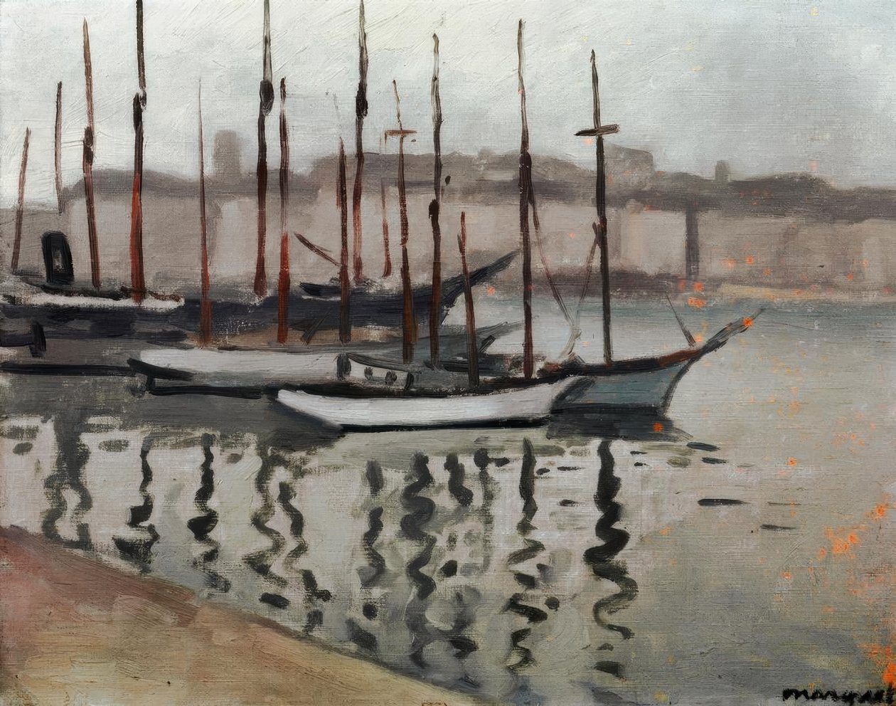 Marseille en hiver - Albert Marquet