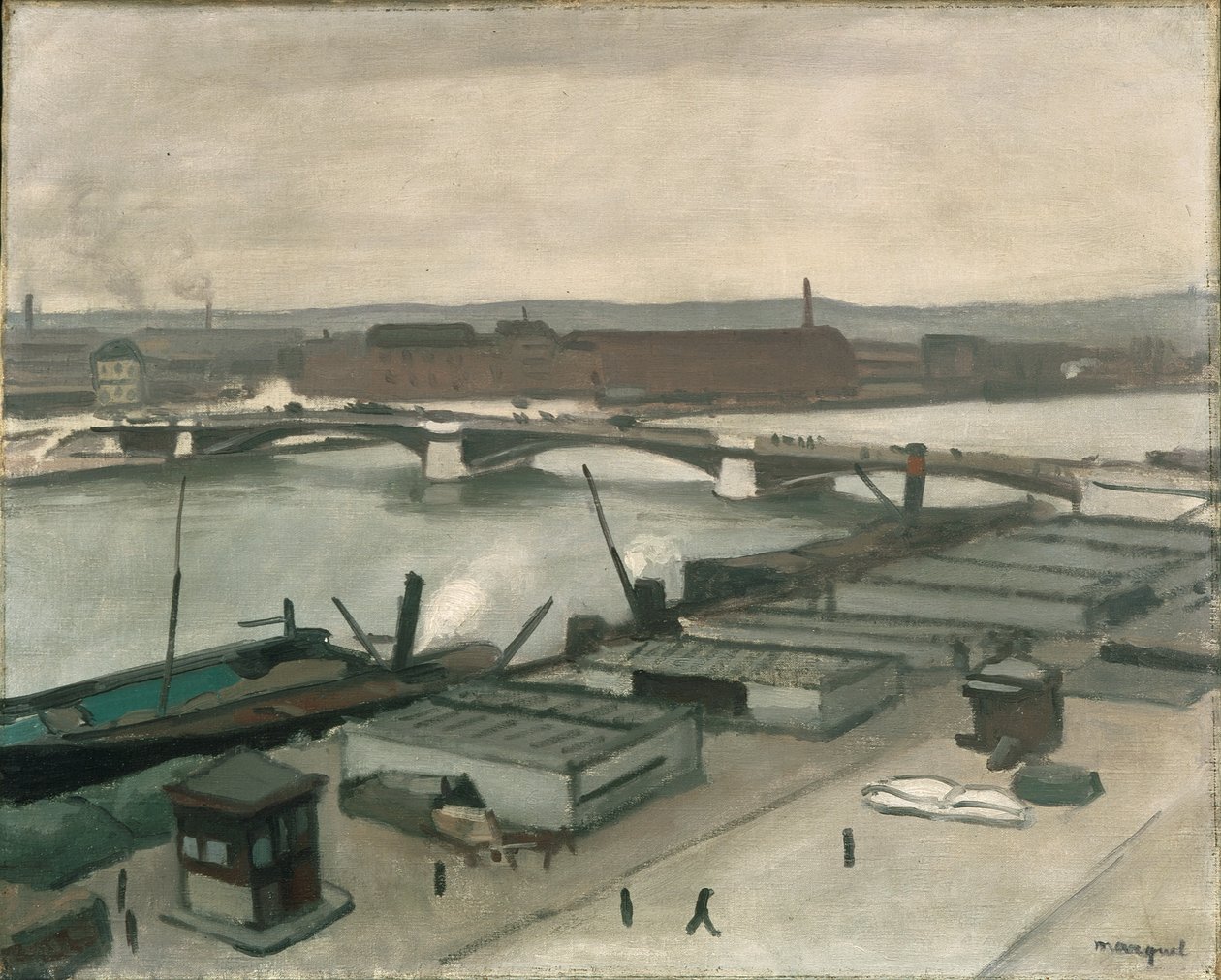 Les quais de Rouen - Albert Marquet