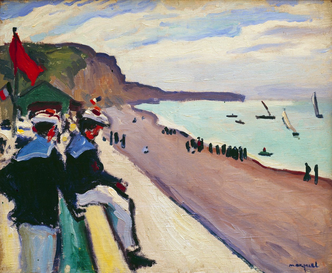 La plage de Fécamp - Albert Marquet