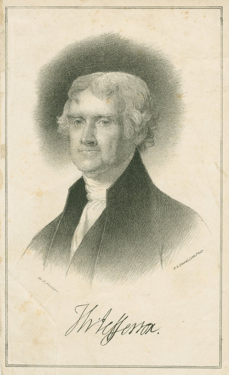 Thomas Jefferson, 1840 - Albert Newsam
