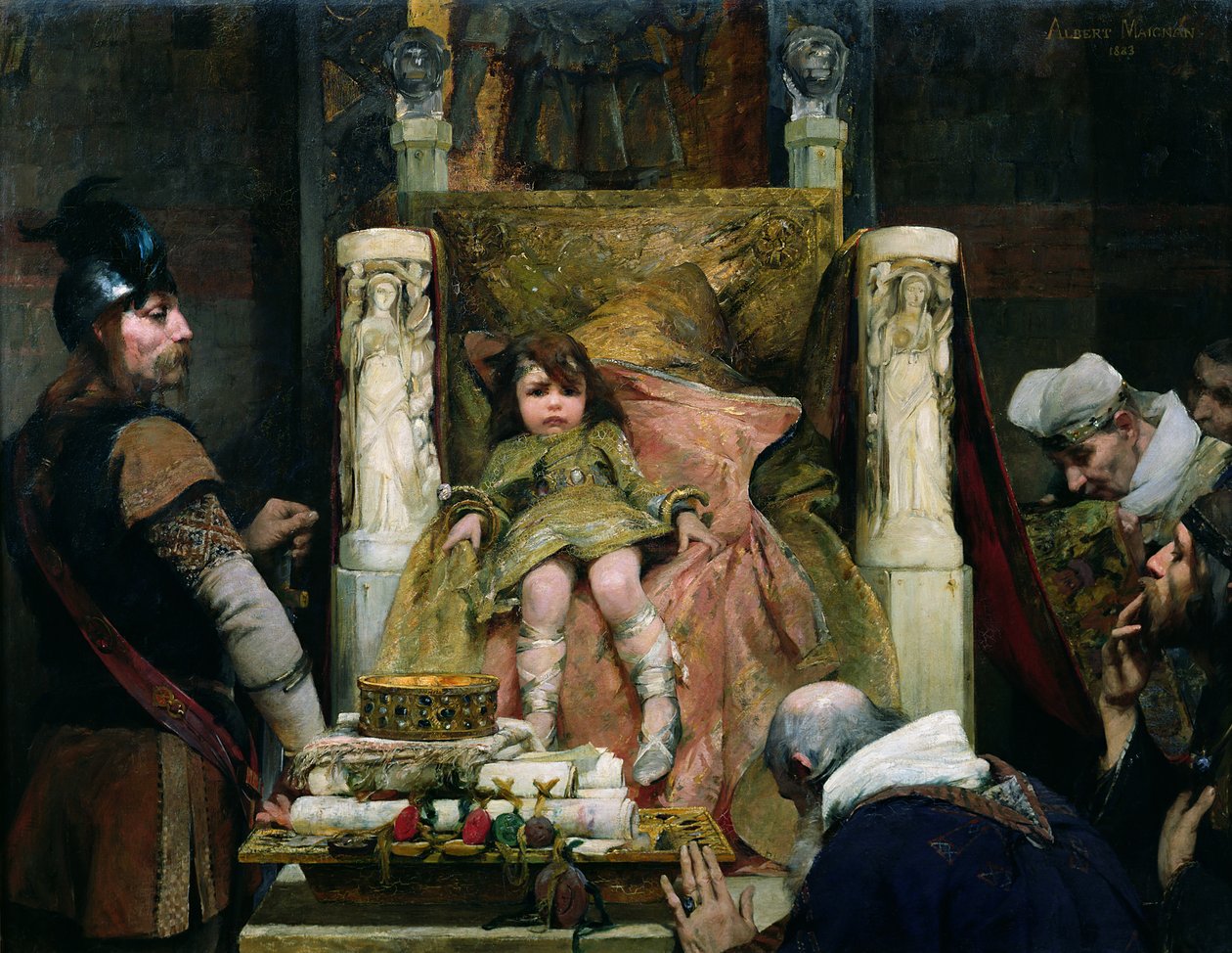 Hommage à Clovis II (635-657) - Albert Pierre Rene Maignan