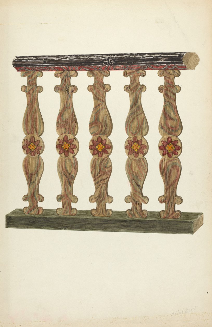 Garde-corps de chœur - Albert Pratt