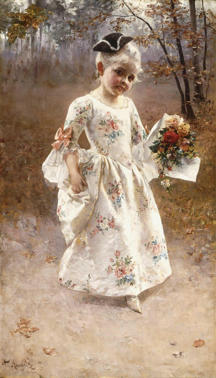 La petite marchande de fleurs - Albert Raudnitz