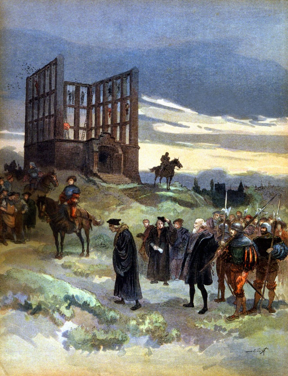 La pendaison du surintendant Semblancay (1527) - Albert Robida