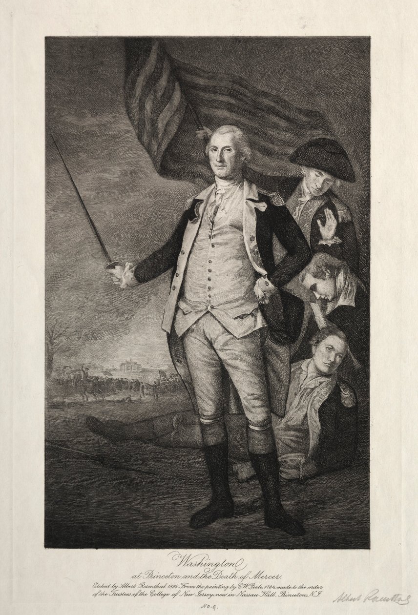 George Washington à Princeton - Albert Rosenthal