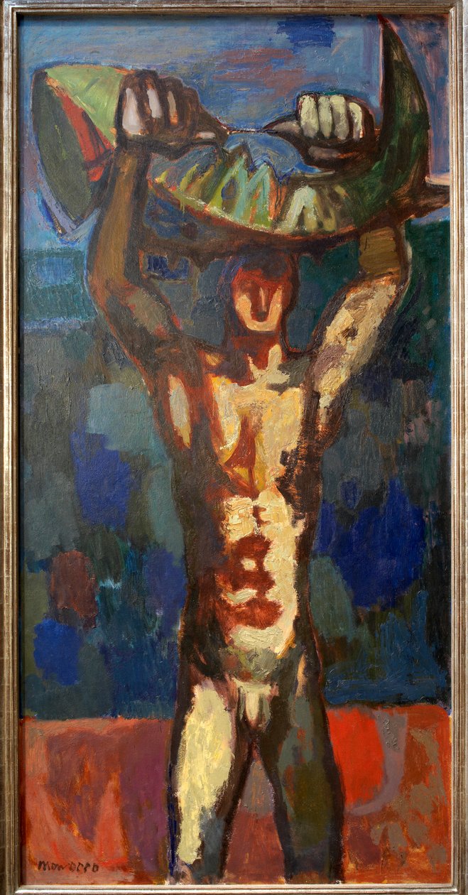 Pêcheur sicilien - Alberto Morrocco