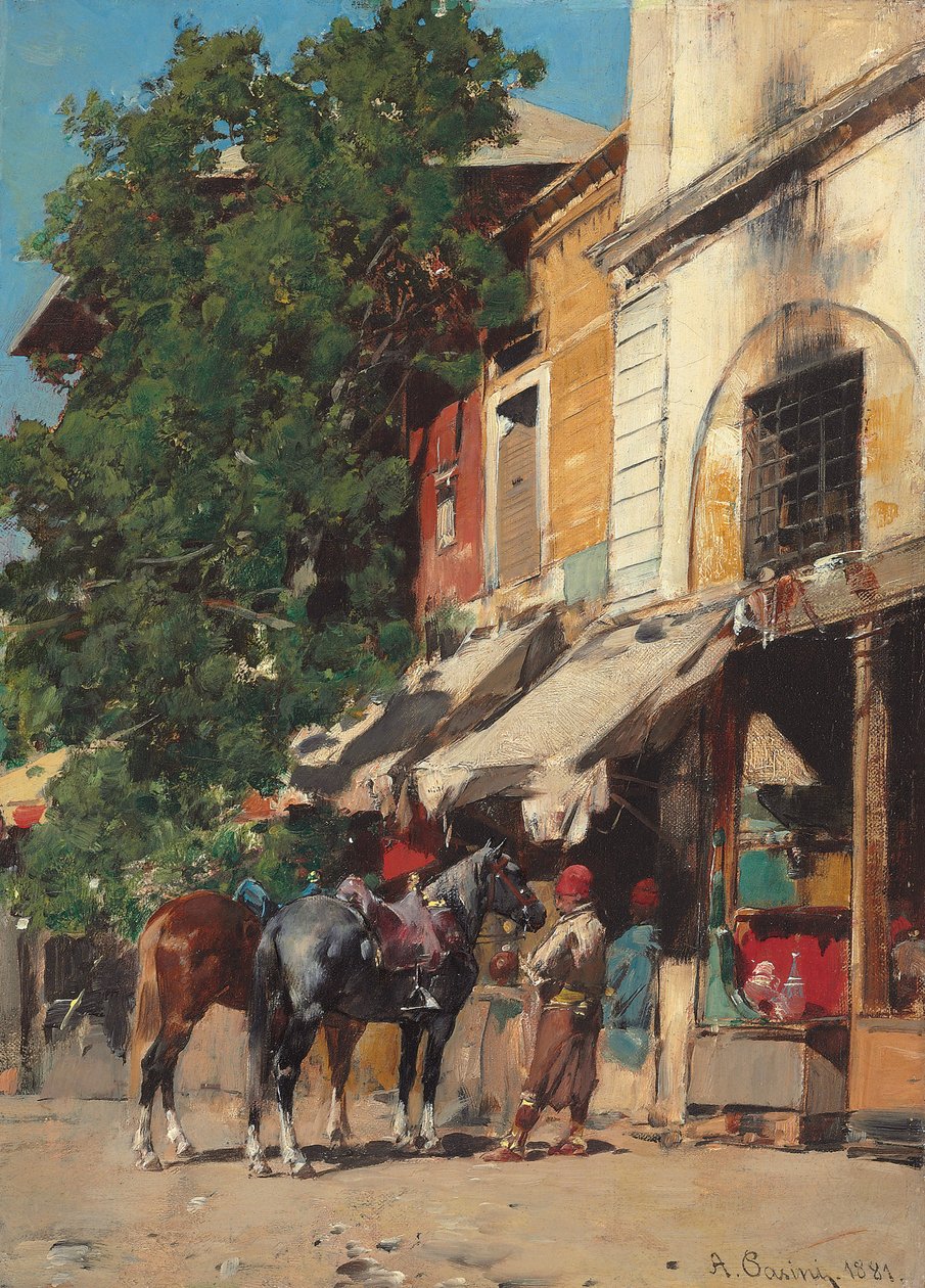 Au marché, Istanbul - Alberto Pasini