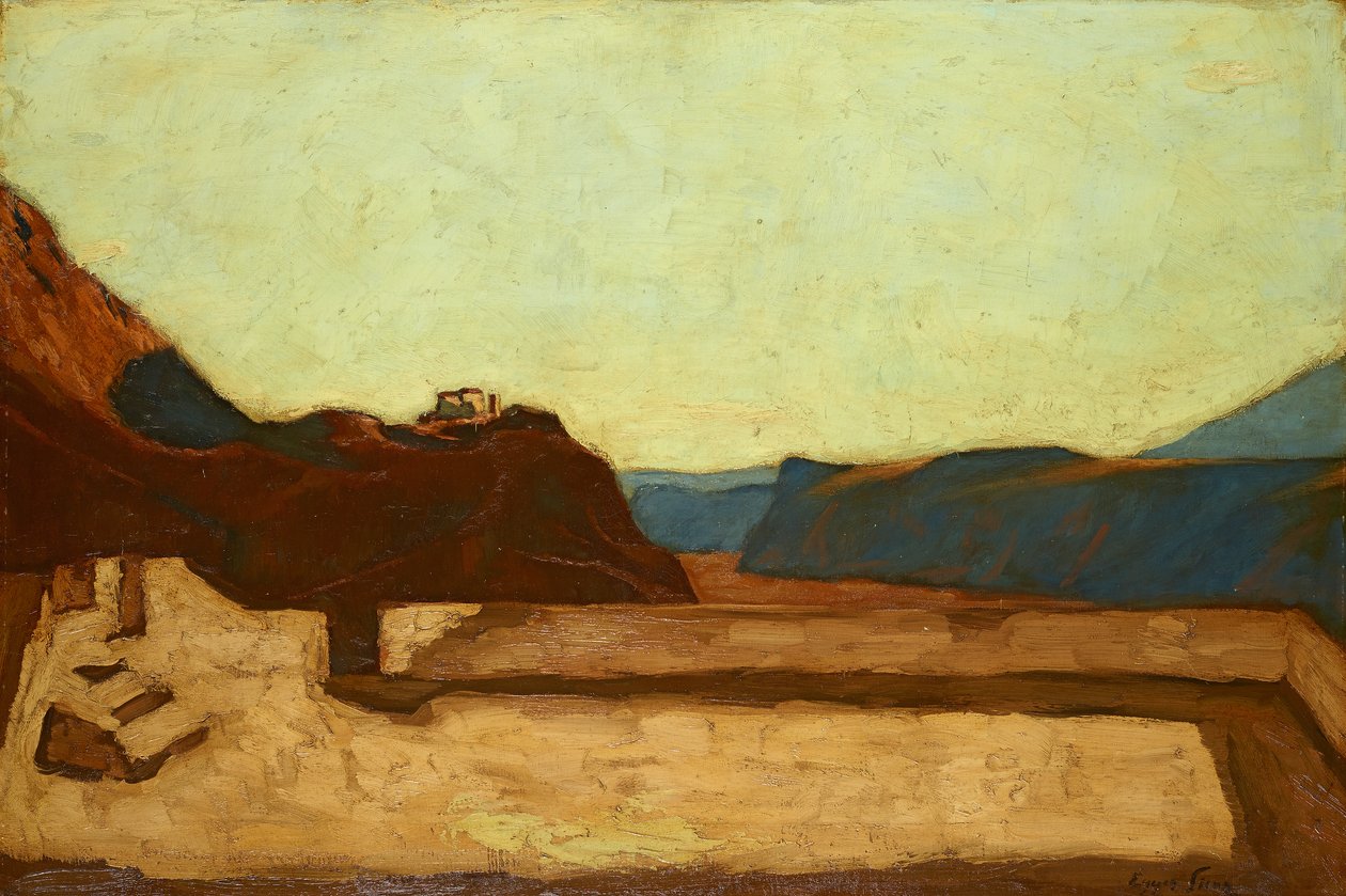 Au Calvaire à Bolzano - Albin Egger Lienz