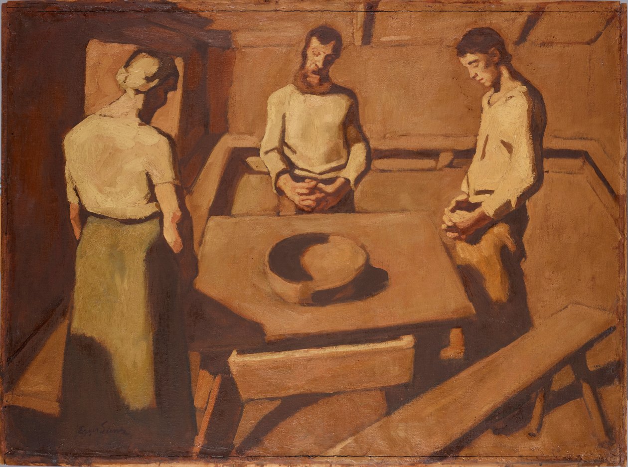 La prière de table - Albin Egger Lienz