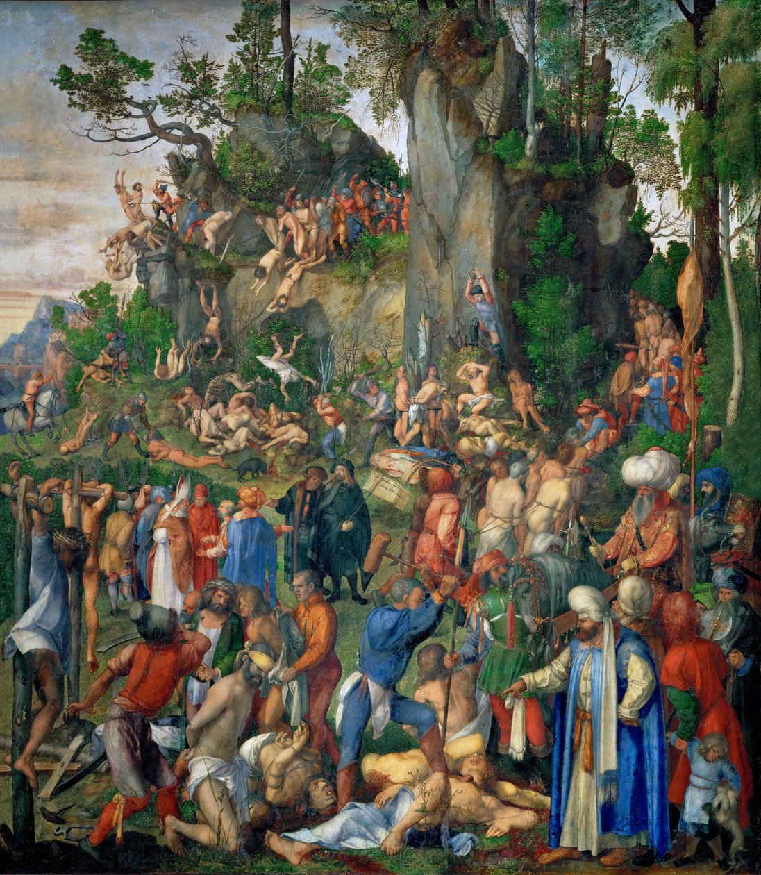 Le martyre des dix mille chrétiens - Albrecht Dürer