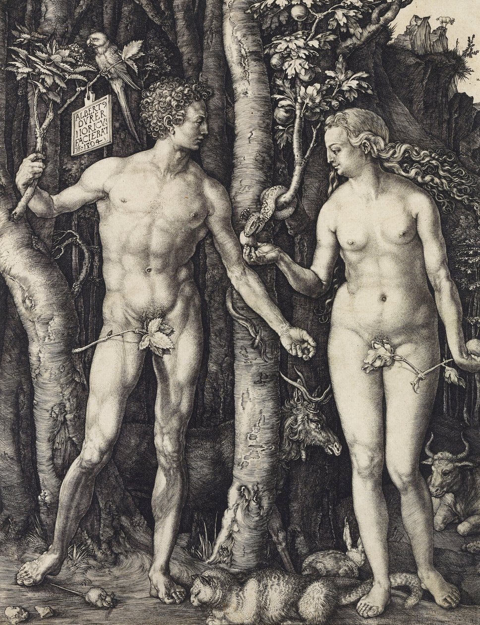 Adam et Ève - Albrecht Dürer