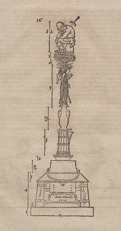 Projet de colonne commémorative pour la révolte des paysans - Albrecht Dürer