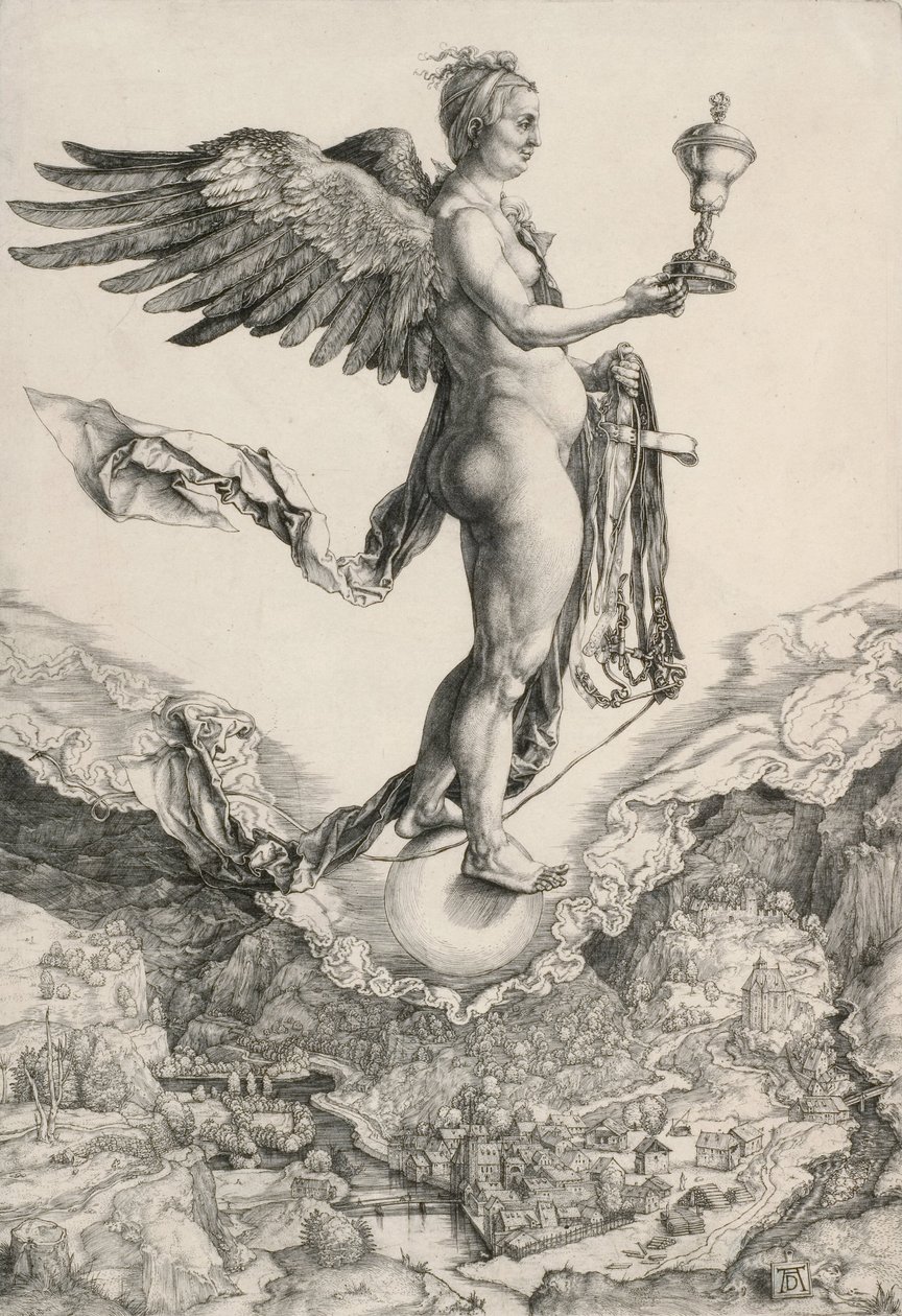 Némésis (La Grande Fortune) - Albrecht Dürer