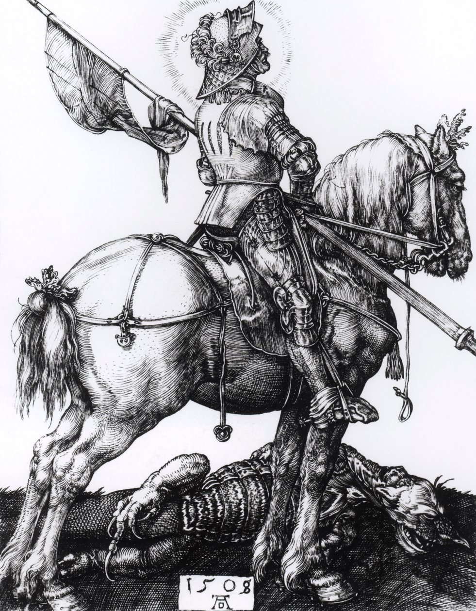 Saint Georges et le Dragon, 1508 - Albrecht Dürer