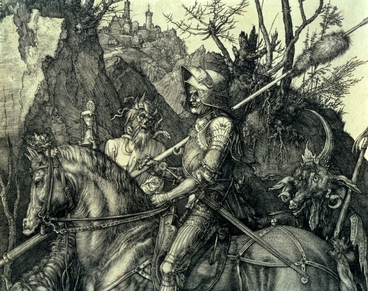Le Chevalier, la Mort et le Diable, 1513-14 (détail) - Albrecht Dürer