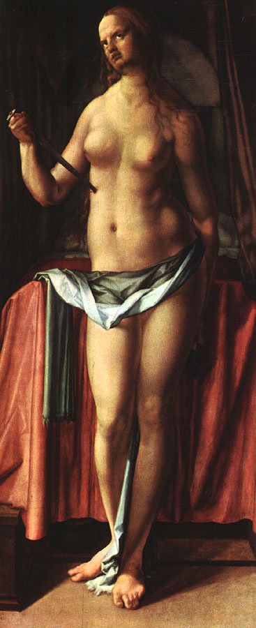 Le suicide de Lucrèce - Albrecht Dürer