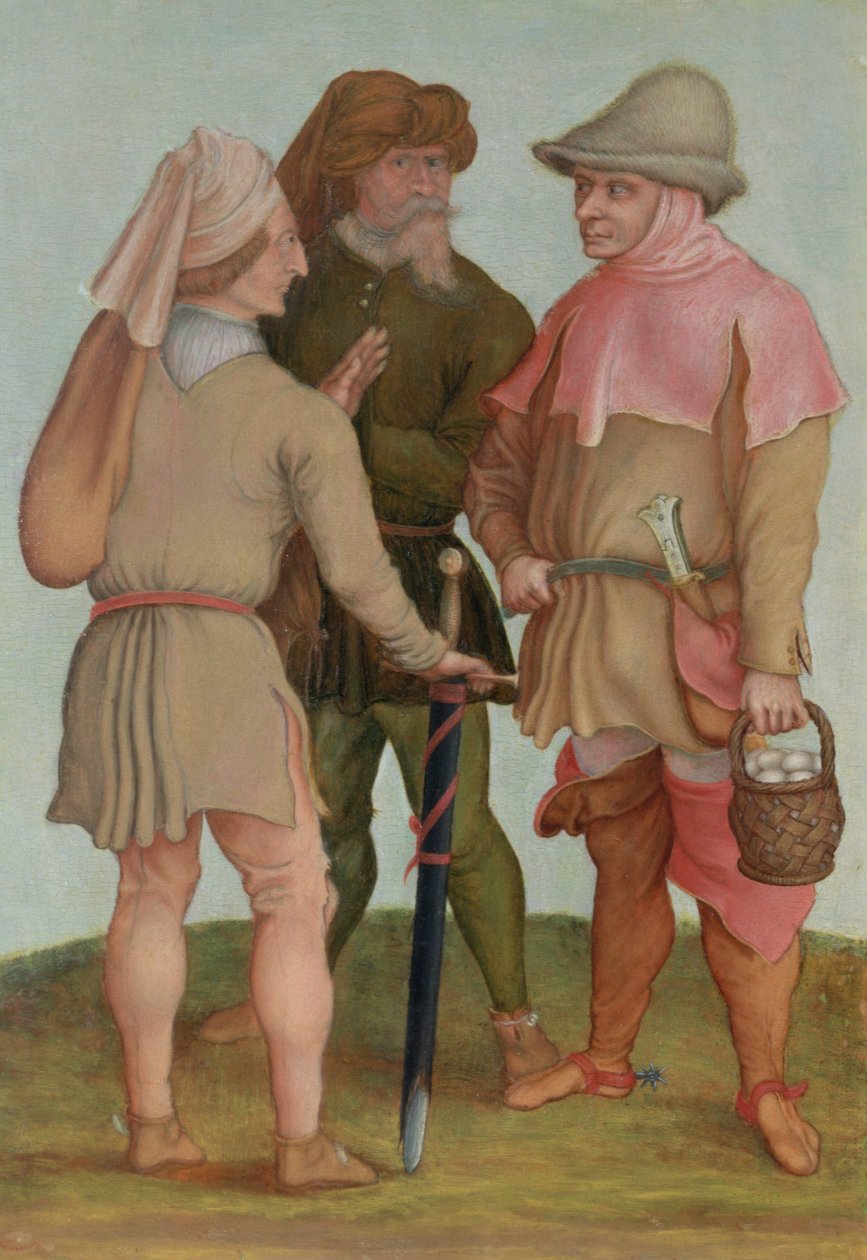 Trois paysans, 16e ou 17e siècle - Albrecht Dürer