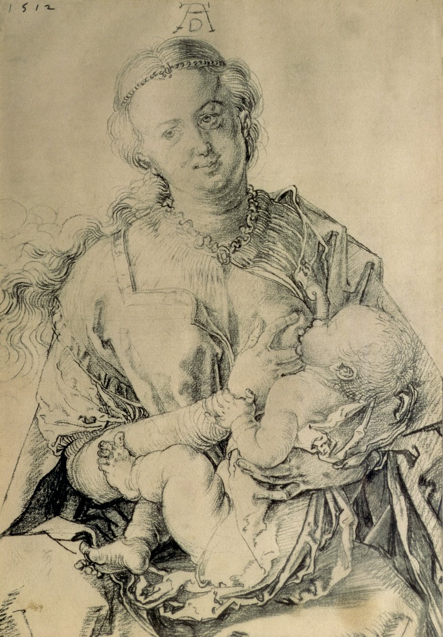 Vierge Marie allaitant l