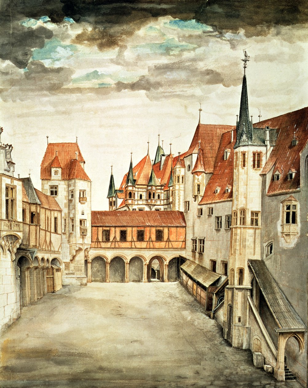 Cour du château, Innsbruck - Albrecht Dürer