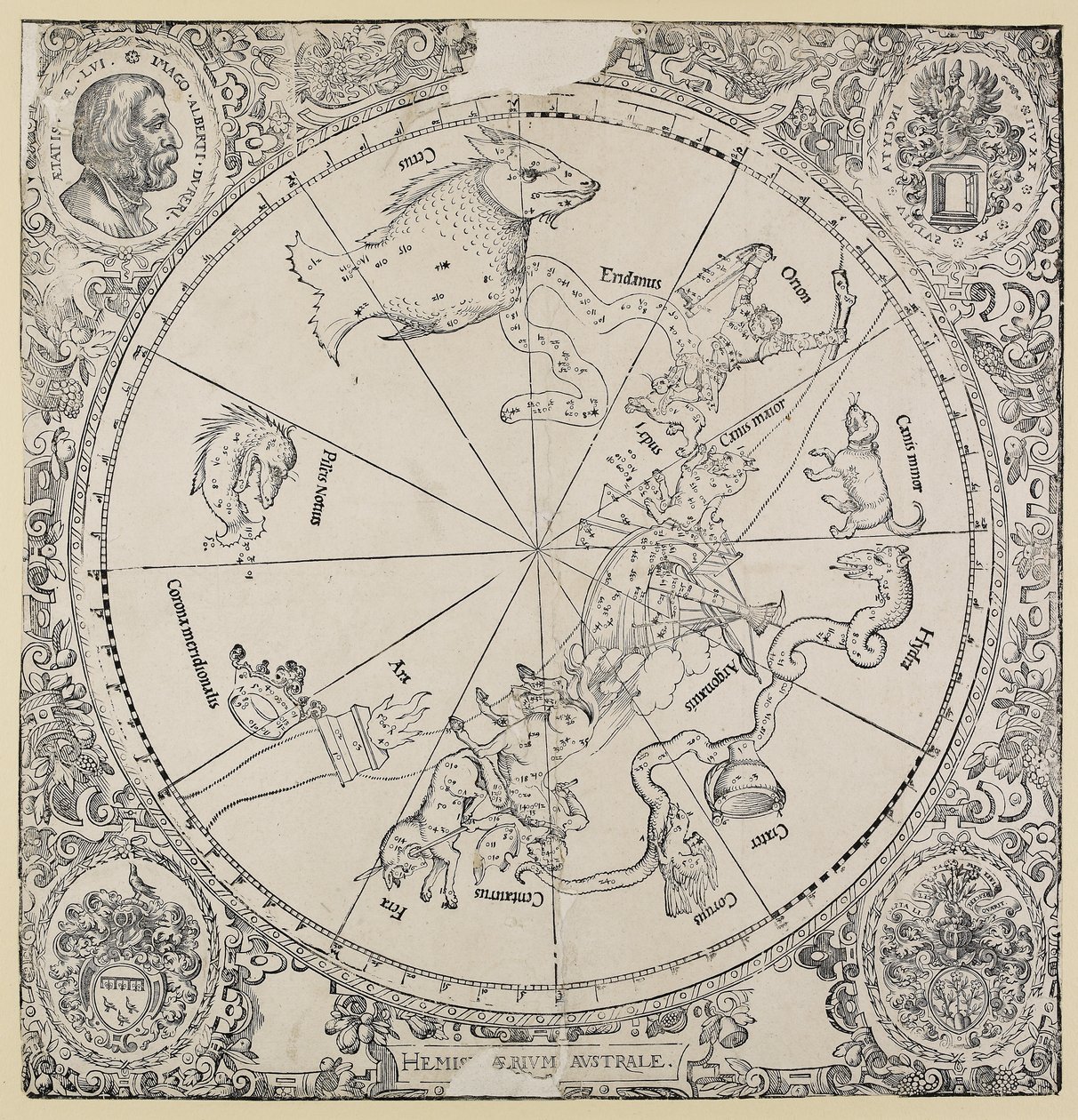 La carte céleste de l