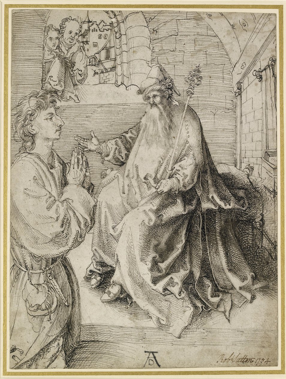Jeunesse Agenouillée devant un Potentat, 15e siècle - Albrecht Dürer