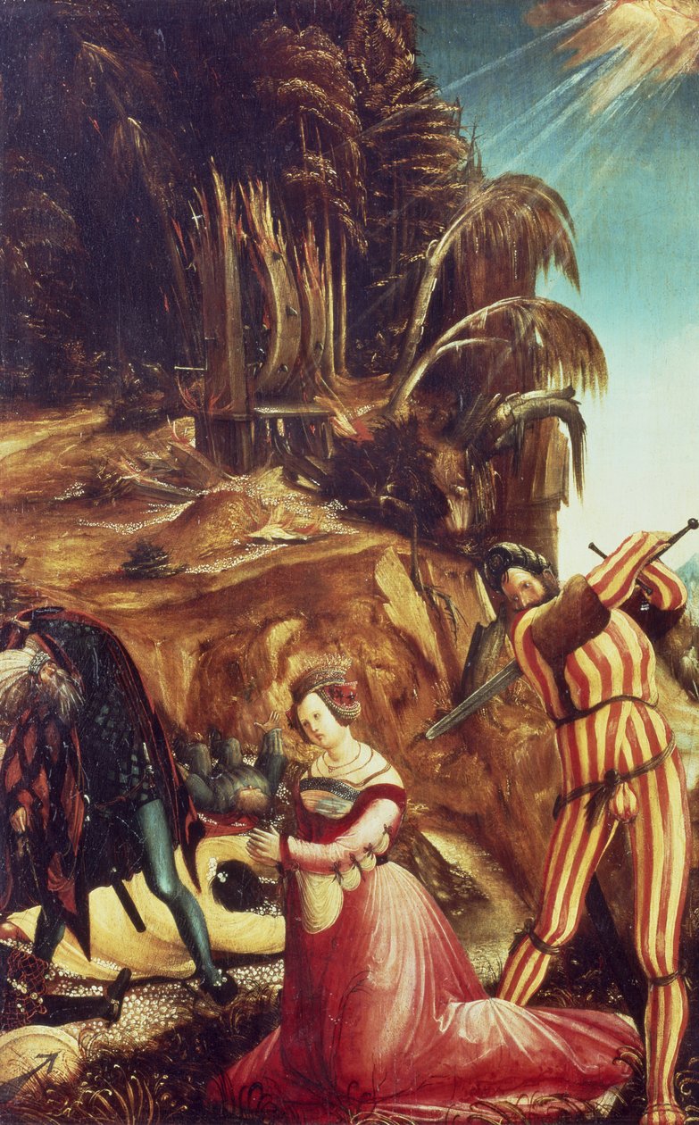 Décapitation de Sainte Catherine, vers 1505-10 - Albrecht Altdorfer