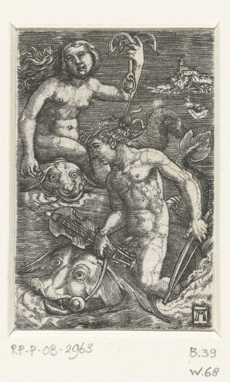 Arion et une Néréide - Albrecht Altdorfer