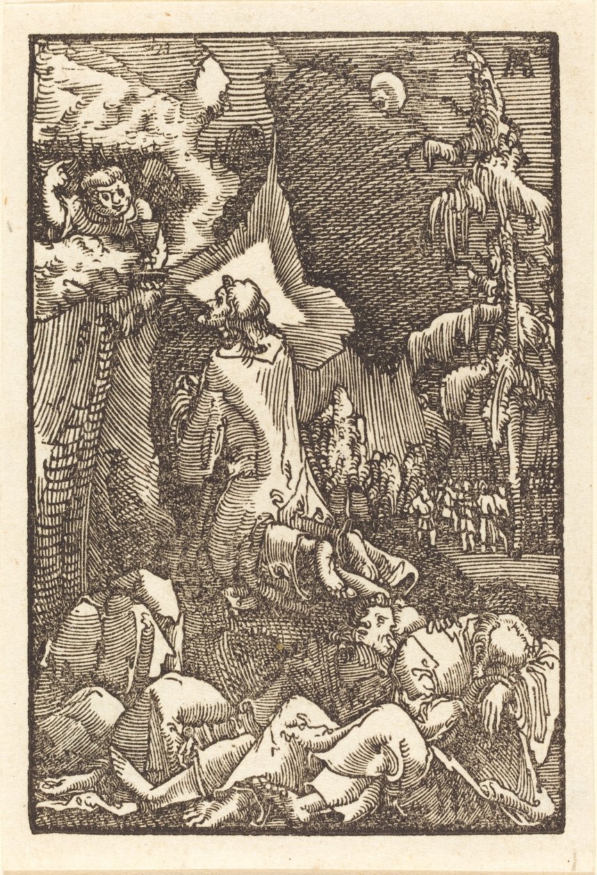 Christ au mont des Oliviers - Albrecht Altdorfer