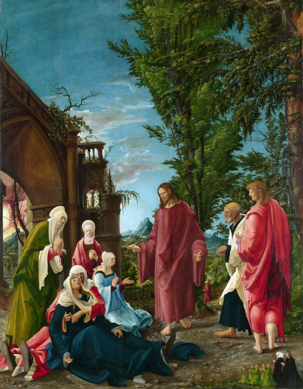 Le Christ prend congé de sa mère - Albrecht Altdorfer
