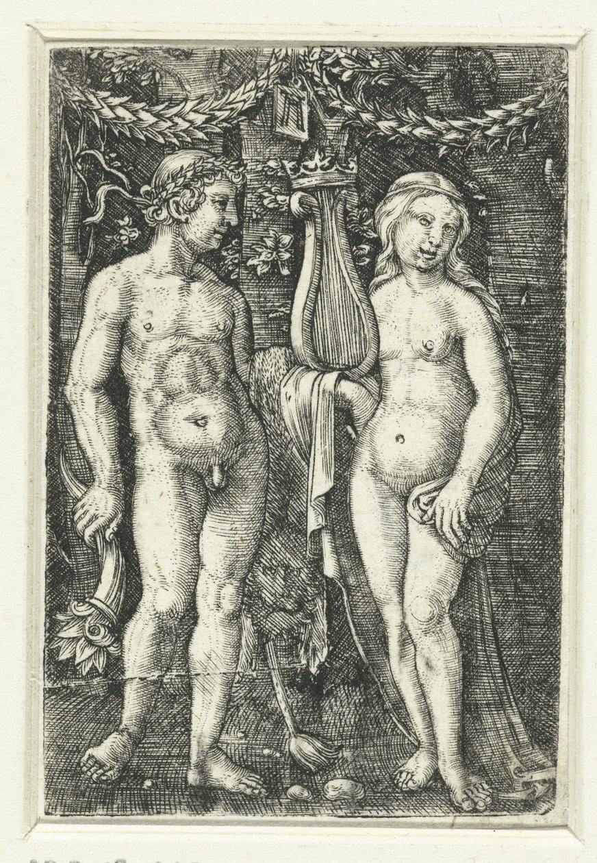 Hercule et une muse - Albrecht Altdorfer