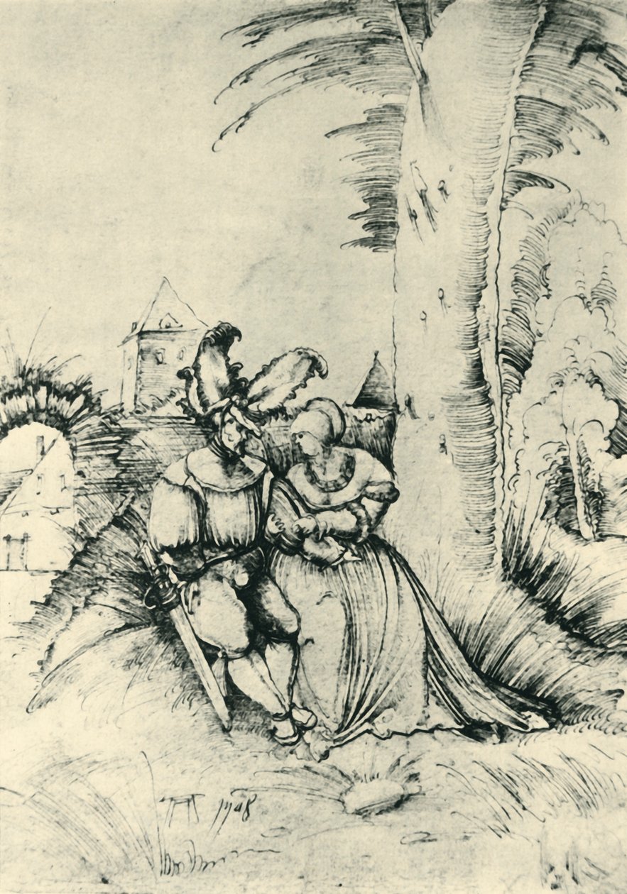 Amants, 1508, 1943 - Albrecht Altdorfer