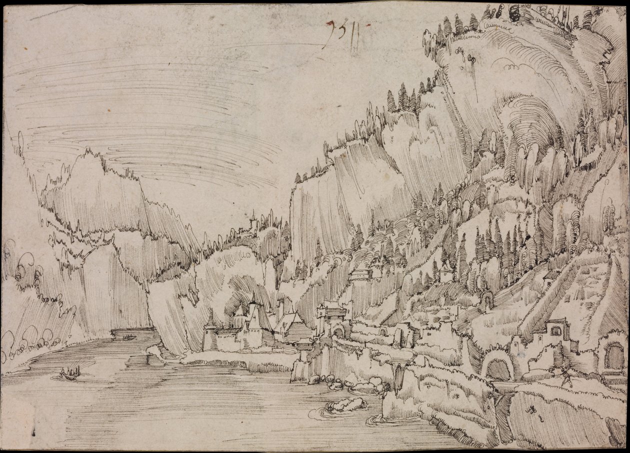 Sarmingstein sur le Danube, 1511 - Albrecht Altdorfer