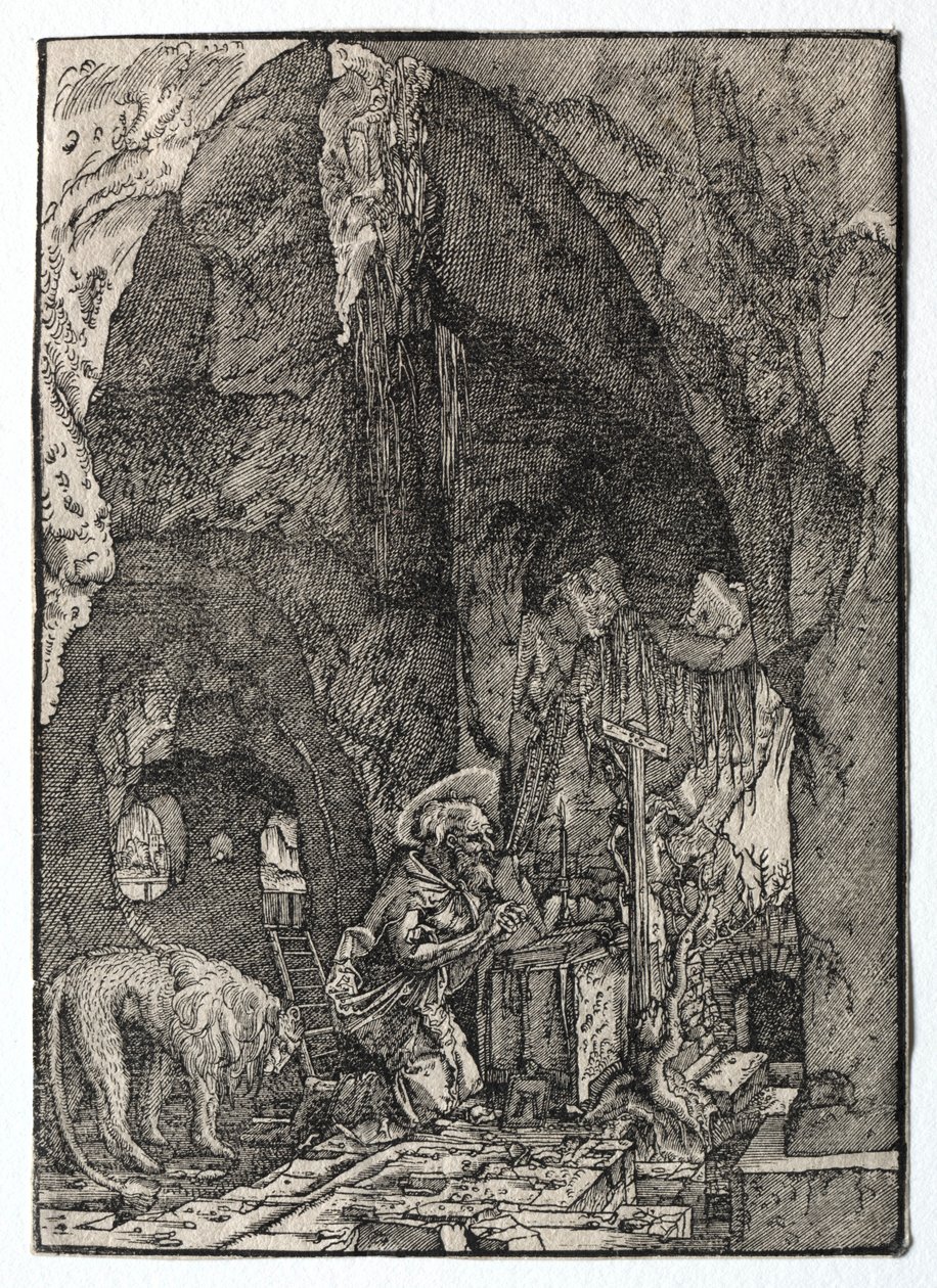 Saint Jérôme dans la grotte, 1513-1515 - Albrecht Altdorfer